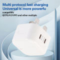 20W Dual Type C Fast Charge Adapter USB C Super Charge EU/US/UK Mobile Phone Charger For IPhone For For .