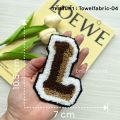 Fluff embroidery no adhesive letters patches for clothing decoration needlework/sewing DIY crafts. 