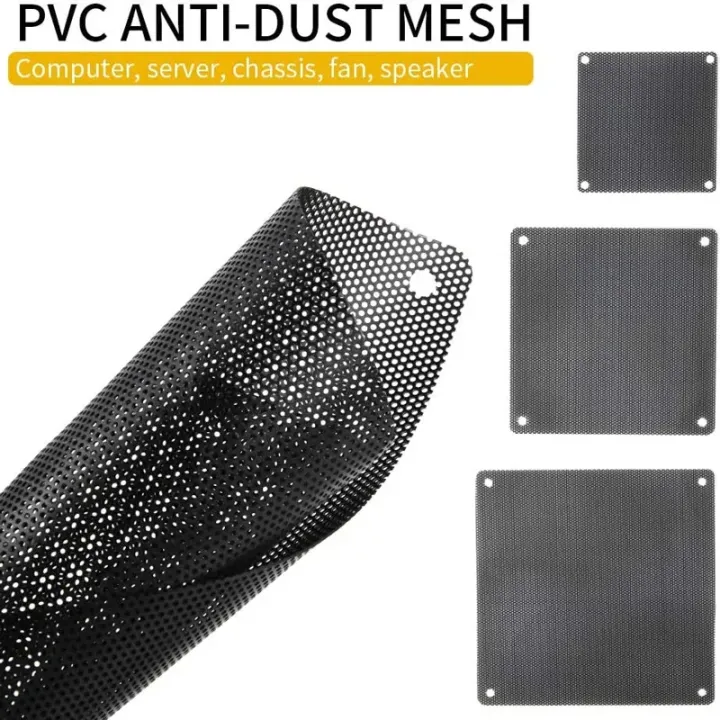 6cm%208cm%2012cm%20PVC%20Black%20%20Computer%20Fan%20Dust%20Filter%20Net%20Dustproof%20Cover%20Guard%20PC%20Cooler%20Fan%20Mesh%20Case%20-%20Image%204