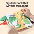 Baby Cloth Book 6-page 0-3 Year Old Infant Early Education Toys Vegetable Enlightenment Cognition Cloth Book Baby Toys.