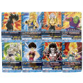 5 Packs Dragon Ball Z Cards Goku Vegeta Frieza Majin Buu Broli Piccolo Action Figures Paper Card Trading Collection  Toy. 