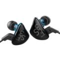 KZ ES3 IEM headphones 2 drivers detachable cable Thai insurance normal version (Clear Blue). 