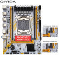 QIYIDA X99 Motherboard set LGA2011 3 kit With Xeon E5 2670 V3 CPU Processor and 16GB DDR4 RAM Memory NVME M.2 E5 D4. 