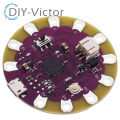 ATmega32U4 ATMEGA328P LilyPad 328 For Arduino DIY Kit Micro USB ATtiny85 LilyTiny Main Board Buzzer WS2812 RGB CR2032 TEMT6000. 