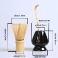 Tea Whisk Set Matcha Tool Tea Set Bamboo Whisk Scoop Ceramics Matcha Bowl Traditional Handmade Ceremony Tea-making Tooling. 