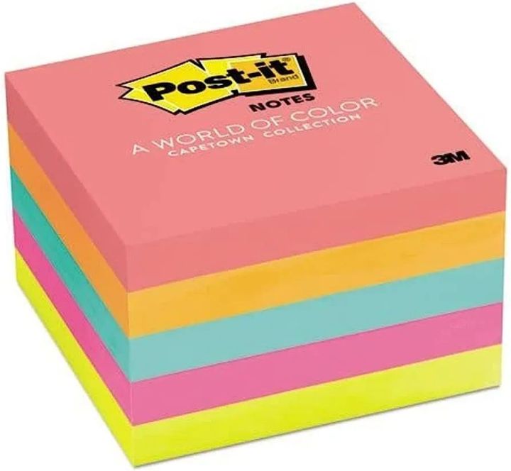 Sticky notes| 100 sheets| full size| 5 colors| 3"×3" GS-04