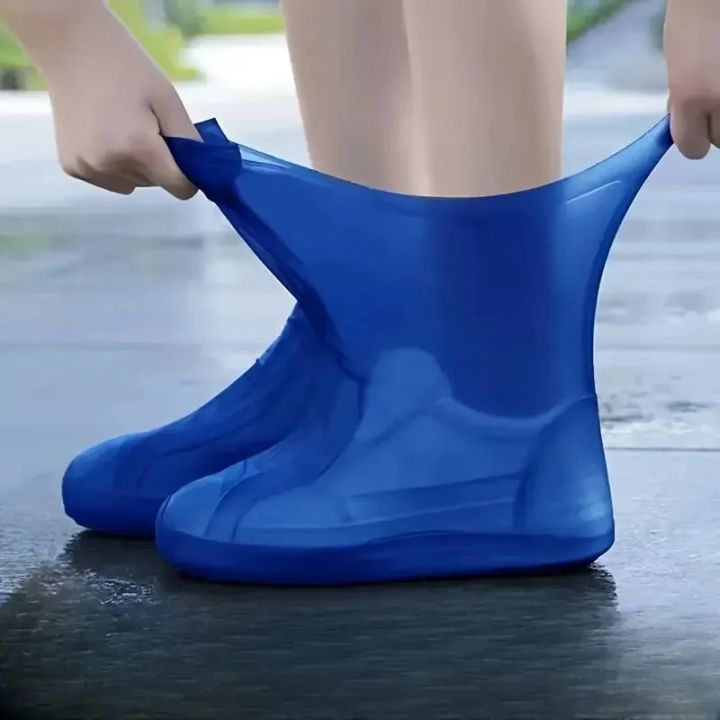 1%20Pair%20%20Rain%20Boot%20Overshoes%20For%20Outdoor%20Use,%20Silicone%20Waterproof%20Shoe%20Covers,%20Rainy%20Day%20Shoe%20Cover,%20Reusable%20Non-Slip%20Rain%20-%20Image%203