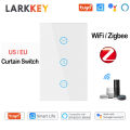 Tuya US/EU Touch Smart Curtain Switch Zigbee/Wifi Roller Shutter Controller Timer Remote Control With Home Assistant Alexa. 
