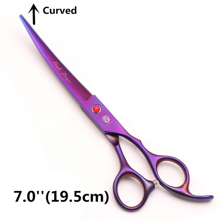 Purple%20Dragon%207.0''%208.0''%20Pet%20Grooming%20Scissors%20Thinning%20Shears%20Professional%20Cat%20Dog%20Curved%20Scissors%20Hair%20Cutting%20Comb%20Z3005%20-%20Image%203