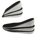 2PCS Hard Breathable Memory Foam Height Increase Insole Heel Lifting Inserts Shoe Lifts Shoe Pads Elevator Insoles for Unisex. 