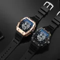 Foreign Trade Watch Large Dial For Men Quartz Waterproof Sport Square Luminous Watch For Men. 