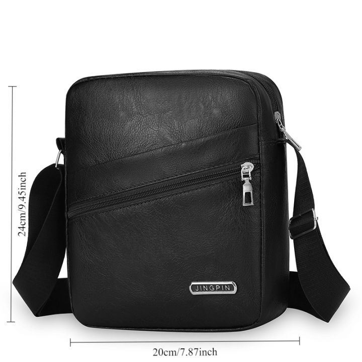 Business%20Men's%20Bags%20Stall%20Business%20Wallet%20New%20Large%20Capacity%20Shoulder%20Messenger%20Bag%20Casual%20Multi-layer%20Single%20Backpack%20-%20Image%202