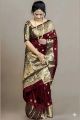 Woven Banarasi Cotton Silk Saree for Women. 