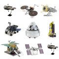 Space Exploration 3D Metal Puzzle Shuttle Hubble Space Telescope Mars Rover Model Toy for Kids Creative Jigsaw Puzzle  Toys. 