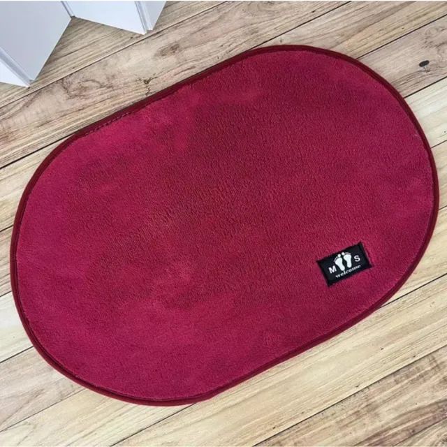 Oval Shaped Bathroom Rug Mat Paposh kitechen foot wiper 60*40cm