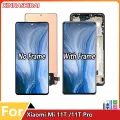 6.67" For Xiaomi 11T pro display Screen Touch Panel Digitizer For Xiaomi MI 11T lcd for 2107113SG Display. 
