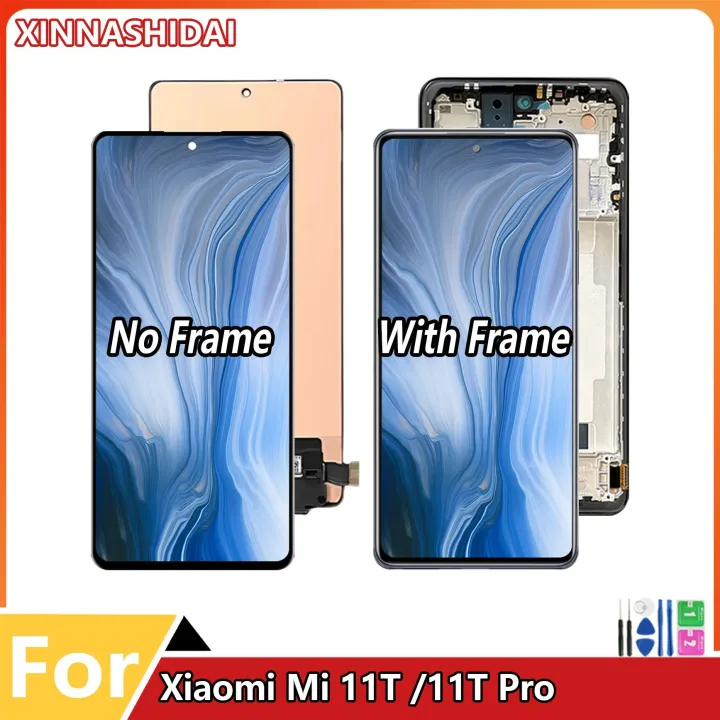6.67" For Xiaomi 11T pro display Screen Touch Panel Digitizer For Xiaomi MI 11T lcd for 2107113SG Display