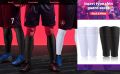 1pair Outdoor Sports Football Socks With Knee & Calf Support, Soccer Player Version.