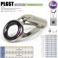 Fuji F-PLGST guide tip polished silver-white sic ring. 