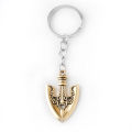Anime JOJOS BIZARRE ADVENTURE Kujo Jotaro Arrow Metal Golden Choker Charm s Keychain.