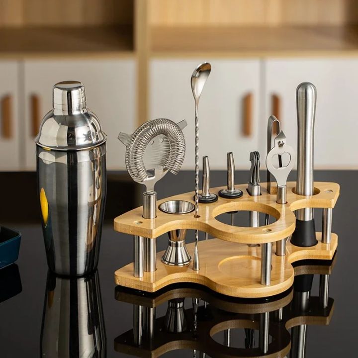 1/3/6/9/11pcs%20Cocktail%20Shaker%20Set%20Stainless%20Steel%20Bartender%20Kit%20Cocktail%20Mixer%20Wine%20Martini%20Boston%20Shaker%20Party%20Bar%20Tools%20-%20Image%203