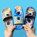 Children‘s Spaceman Slides Cute Cartoon Astronaut Toddler Slippers for Boys and Girls Open-Toed Sandals. 