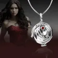 The Vampire Diaries Necklace Elena Gilbert Fashion Vervain Verbena Pendant Photo Locket Jewelry Men Women Christmas Party . 