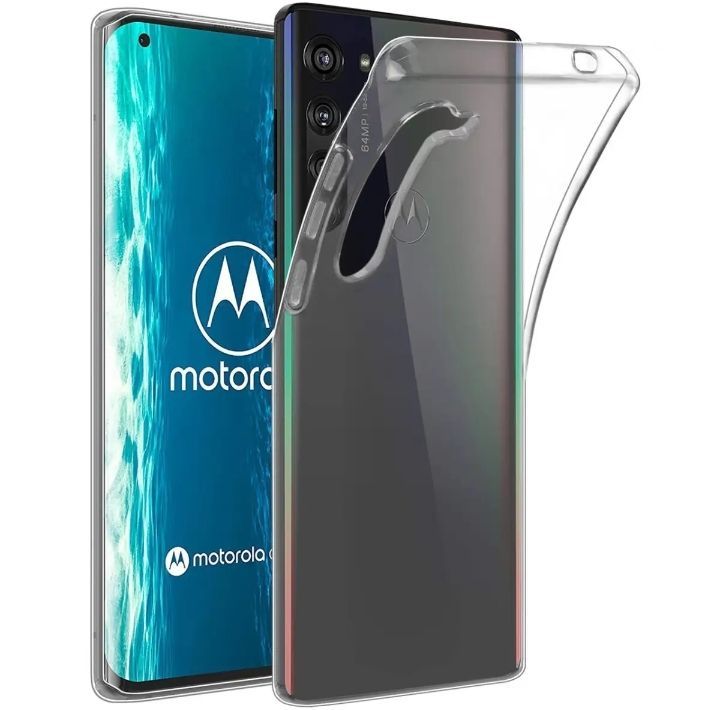 Motorola Moto Edge Plus (2020) Back Cover Crystal Clear Jelly Slim Thin TPU Soft Silicone Ultra Thin Soft Gel ShockProof Anti-Scratch Protective For Android Phone