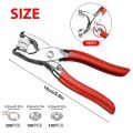 400pcs Prong Rings 9.5mm Buckle Buttons Metal Colour Pliers Snap Button Claw DIY Set Hand Pressure Plier Rivet Buckle Sew Tool. 