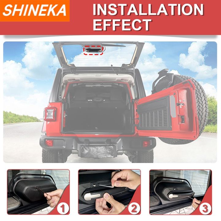 SHINEKA%20Car%20Tailgate%20Glass%20Handle%20for%20Jeep%20Wrangler%20JL%202018%202019%202020%202021%202022%202023%202024%20Up%20Rear%20Door%20Window%20Handle%20Accessories%20-%20Image%205