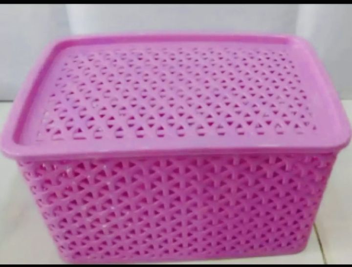 Plastic Storage Basket 1pcs Set