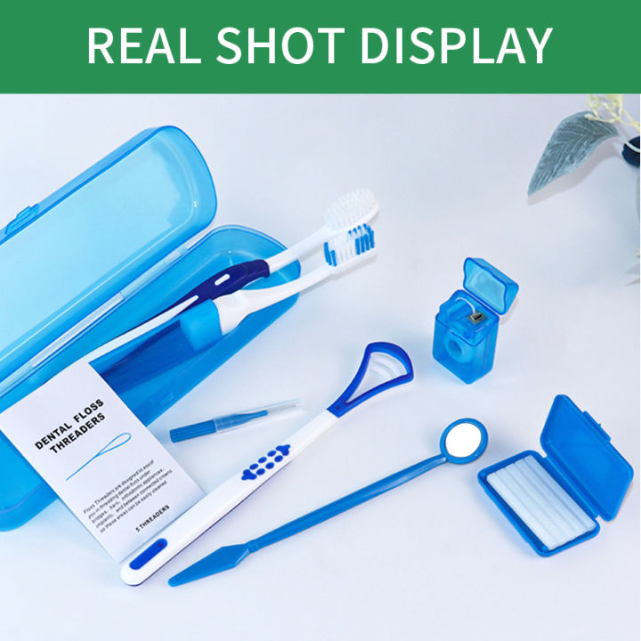 8Pcs%20Orthodontic%20Dental%20Care%20Brush%20Kit%20Teeth%20Cleaning%20Braces%20Toothbrush%20with%20Interdental%20Brush%20Floss%20Thread%20Ortho%20Wax%20Travel%20Kit%20-%20Image%205