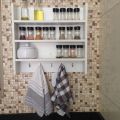 Spice rack Wall Mounted spice organizer spice shelf for kitchen. 