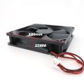 100% Brand New 12v 0.12A Fan Dual Ball Bearings 120mm x 120mm x 25mm 5 inch 12v Brushless DC Cooling Exhaust Fan, For Desktop. 