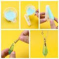 Silicone Casting Resin Jewelry Molds Set Epoxy Resin Tools Set Keychain Resin Molds for DIY Jewelry Pendants Craft Making. 