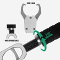 SAMOLLA Aluminum Alloy New Fishing Grip Pliers Accessories 18kg Spring scale 360 ° rotation Adjustable Grabber Tool Seawater. 