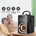 Wooden Super Bass Wireless Bluetooth Speakers Portable High Power Stereo Subwoofer Music Center Support TF FM Radio HIFI BoomBox.