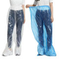 5/10 Pcs Disposable Raincoat Pants Portable Splash Proof Split Raincoat Outdoor Travel Drifting Cycling Feet-wrapped Rain Pants. 