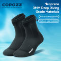 COPOZZ 3MM/5MM Neoprene Kevlar Diving Socks Anti-Slip Wetsuit Elasticity Surfing Boots Quick Dry Durable Swimming Thermal Socks. 