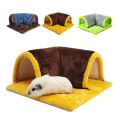 Warm Guinea Pig Hideout Tunnel Bed, Soft Removable Guinea Pig Tunnels And Tubes for Cage, Guinea Pig Hides Fleece For Rat, Sturd. 