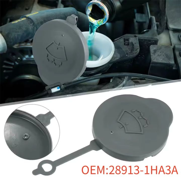 Car Windshield Wiper Washer Fluid Reservoir Cover 28913-1HA3A For Nissan Micra K13 2011-2016 Water Tank Bottle Lid Cap