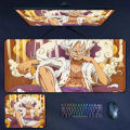 Large Size Anime Laptop Keyboard Desk Pad Luffy Roronoa Zoro Non-Slip Mouse Pad High Definition Lock Edge ONE PIECE Mouse Pad. 