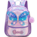 1pc Cute 13 Inch Animal Backpack Kindergarten Outdoor Sports Little Girl with Small Pendant.