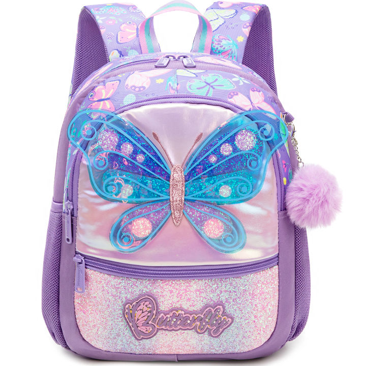 1pc%20Cute%2013%20Inch%20Animal%20Backpack%20Kindergarten%20Outdoor%20Sports%20Little%20Girl%20with%20Small%20Pendant%20-%20Image%202