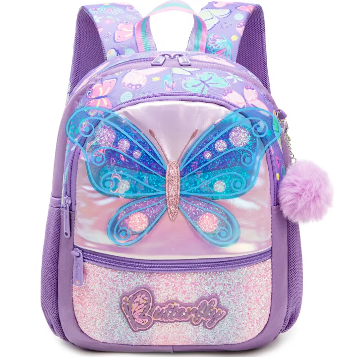 1pc%20Cute%2013%20Inch%20Animal%20Backpack%20Kindergarten%20Outdoor%20Sports%20Little%20Girl%20with%20Small%20Pendant%20-%20Image%202