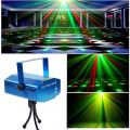 Mini Laser Stage Lighting Holographic Laser Star Projector without Remote Control(UK Plug). 