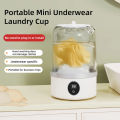 Mini Household Electric Washing Cup Underwear Socks Small Wireless Charging Washing Machine Pet clothes washing machine. 