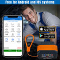 KONNWEI KW906 ELM327 V1.5 PIC18F25K80 OBD2 Scanners Bluetooth 5.0 For Android/IOS ELM 327 OBD 2 Car Diagnostic Tool Code Reader. 