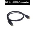 Male DisplayPort to Male HDMI (DP to HDMI) 1.8M Cable Converter. 