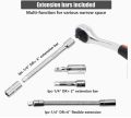 53 Pcs CR-V Screwdriver Bits Multifunctional Wrench Socket set Toolbox Hand Tools Hardware Kit Tool Set. 
